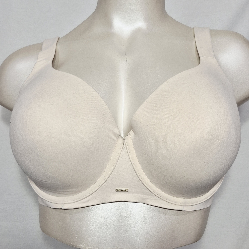 44DDD Cacique Lightly Lined Smooth Balconette‎ Underwire Bra Beige